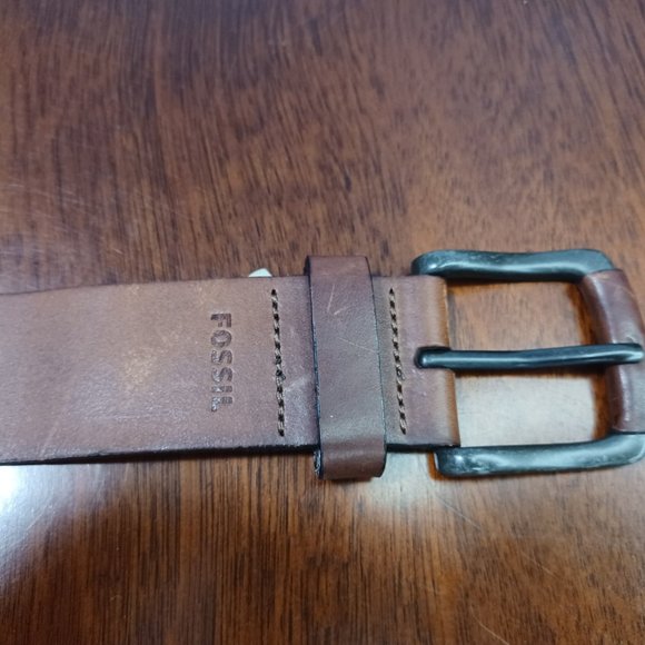 Fossil Men‘s Genuine leather Belt 95/38 Brown style 100153 - Picture 9 of 9